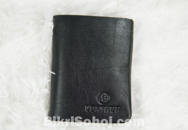 Genuine Leather Wallet with Pen